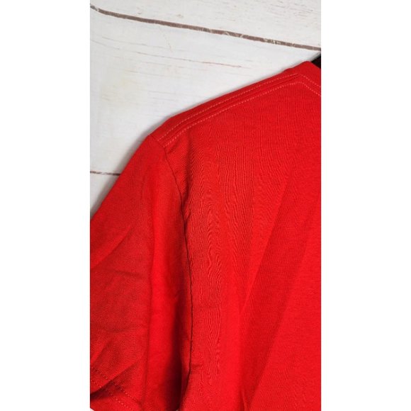 Delta Pro Weight Men's Medium Red Cotton Boston Baseball T-Shirt - Yawkey Way - Picture 7 of 9